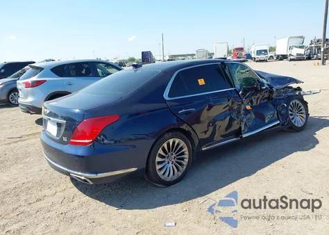 2019 Genesis G90 5.0 Ultimate z USA, uszkodzony, nr VIN KMHG54JH3KU053181